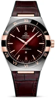 Omega Constellation 131.23.41.21.11.001 Rose gold and Stainless steel Red