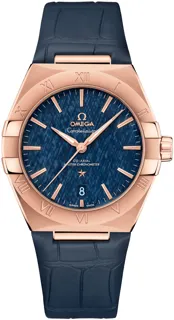 Omega Constellation 131.53.39.20.03.001 Rose gold Blue