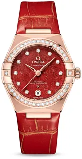 Omega Constellation 131.58.29.20.99.005 Rose gold Red