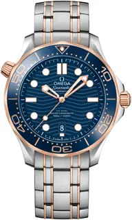 Omega Seamaster 210.20.42.20.03.002 Rose gold and Stainless steel Blue