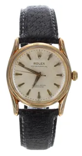 Rolex Oyster Perpetual 34 6590 14ct gold Silver