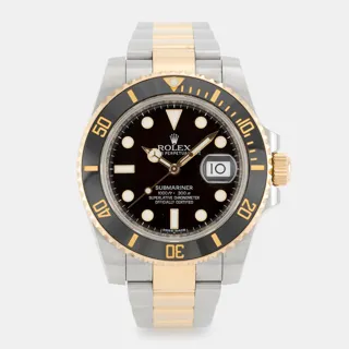 Rolex Submariner 116613LN Yellow gold and Stainless steel Black