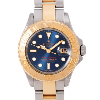 Rolex Yacht-Master 69623 Stainless steel and 18k yellow gold Blue