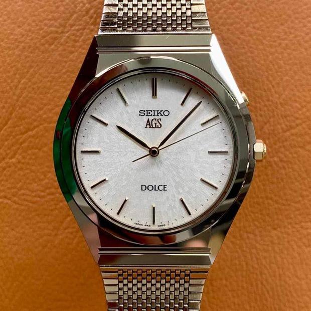 セイコー　dolce 10k クォーツ Seiko Dolce 4M21-0B30 Tungsten White 1996 United Kingdom
