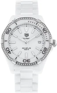 TAG Heuer Aquaracer Lady WAY1396.BH0717 Ceramic and Stainless steel White