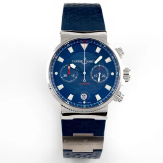 Ulysse Nardin Blue Seal 353-68 Stainless steel Blue