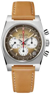 Zenith El Primero Chronomaster 03.A384.400/385.C855 Stainless steel Brown