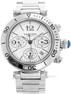 Cartier Pasha Seatimer W31089M7 Stainless steel Silver