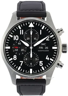 IWC Pilot IW377709 Stainless steel Black