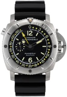 Panerai Submersible PAM 00193 Titanium and Stainless steel Black