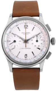 Universal Genève Uni-Compax 46292 38mm Stainless steel White