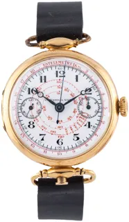 Universal Genève Single Button Yellow gold White