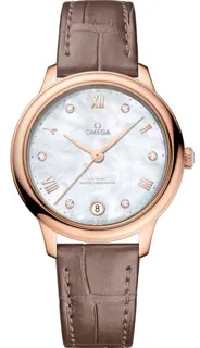 Omega De Ville 434.53.34.20.55.001 Sedna gold White