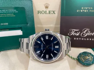 Rolex Oyster Perpetual 124300-0003 Stainless steel Blue