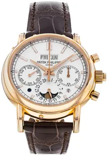 Patek Philippe Perpetual Calendar Split-Seconds Chronograph 5204R-001 Rose gold Silver