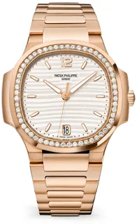 Patek Philippe Nautilus 7118/1200R-001 35mm Rose gold Silver