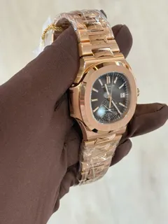 Patek Philippe Nautilus 5980/1R-001 Rose gold Black