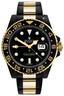 Rolex GMT-Master II 116713LN-0001 Yellow gold and Stainless steel Black