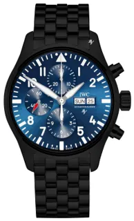 IWC Pilot Chronograph IW377717 43mm Stainless steel Blue