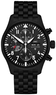 IWC Pilot IW377710 Stainless steel Black