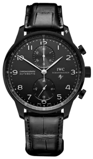 IWC Portugieser IW371447 Stainless steel Black