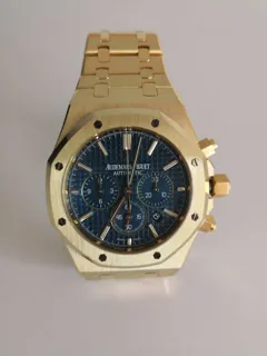 Audemars Piguet Royal Oak 26320BA.OO.1220BA.02 41mm Yellow gold Blue