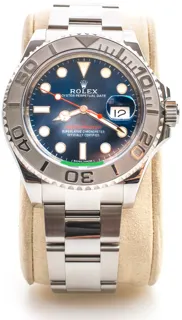 Rolex Yacht-Master 116622-0001 Platinum and Stainless steel Blue