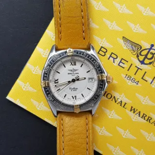 Breitling Windrider B64046 34mm Yellow gold and Stainless steel White