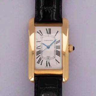 Cartier Tank Américaine 1740 18k yellow gold Silver