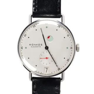 NOMOS Metro 6417 Stainless steel Cream