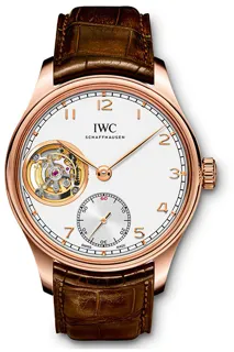 IWC Portuguese Tourbillon IW546302 Red gold Silver