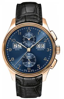 IWC Portugieser IW397204 Rose gold Blue