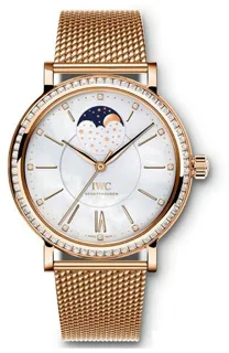 IWC Portofino IW4590-10 37mm Rose gold Weiss