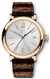 IWC Portofino Automatic IW458116 37mm Yellow gold Silver