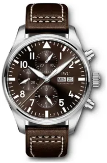 IWC Pilot IW377713 Stainless steel Braun