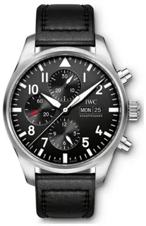 IWC Pilot IW377709 Stainless steel Black