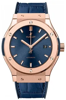 Hublot Classic Fusion 542.OX.7180.LR Rose gold Blue