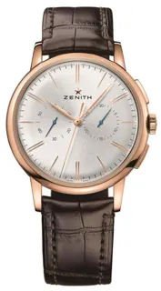 Zenith Elite Chronograph Classic 18.2270.4069/01.C498 Rose gold Silver