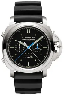 Panerai Luminor 1950 Rattrapante 8 Day PAM 00530 Titanium Black