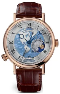 Breguet Classique 5717BR/US/9ZU Rose gold Blue and Silver