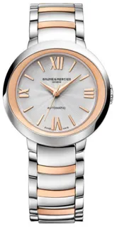 Baume & Mercier Promesse M0A10183 30mm Rose gold and Stainless steel Silver