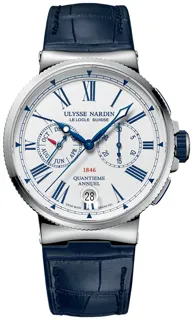 Ulysse Nardin Marine 1533-150/E0 Stainless steel White