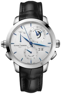 Ulysse Nardin Classic 673-05/90 Stainless steel White