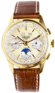 Heuer 81806 Yellow gold champagne