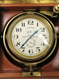 Longines Marine Chronometer Brass White