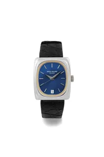 Patek Philippe Beta 21 3603 18k white gold Blue