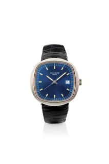 Patek Philippe Beta 21 3597 18k white gold Blue