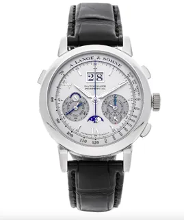 A. Lange & Söhne Datograph 410.025 Platinum Silver