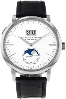 A. Lange & Söhne Saxonia 384.026 White gold Silver