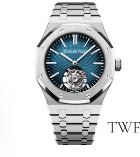 Audemars Piguet Flying tourbillon 26530ST.OO.1220ST.99 Stainless steel Blue